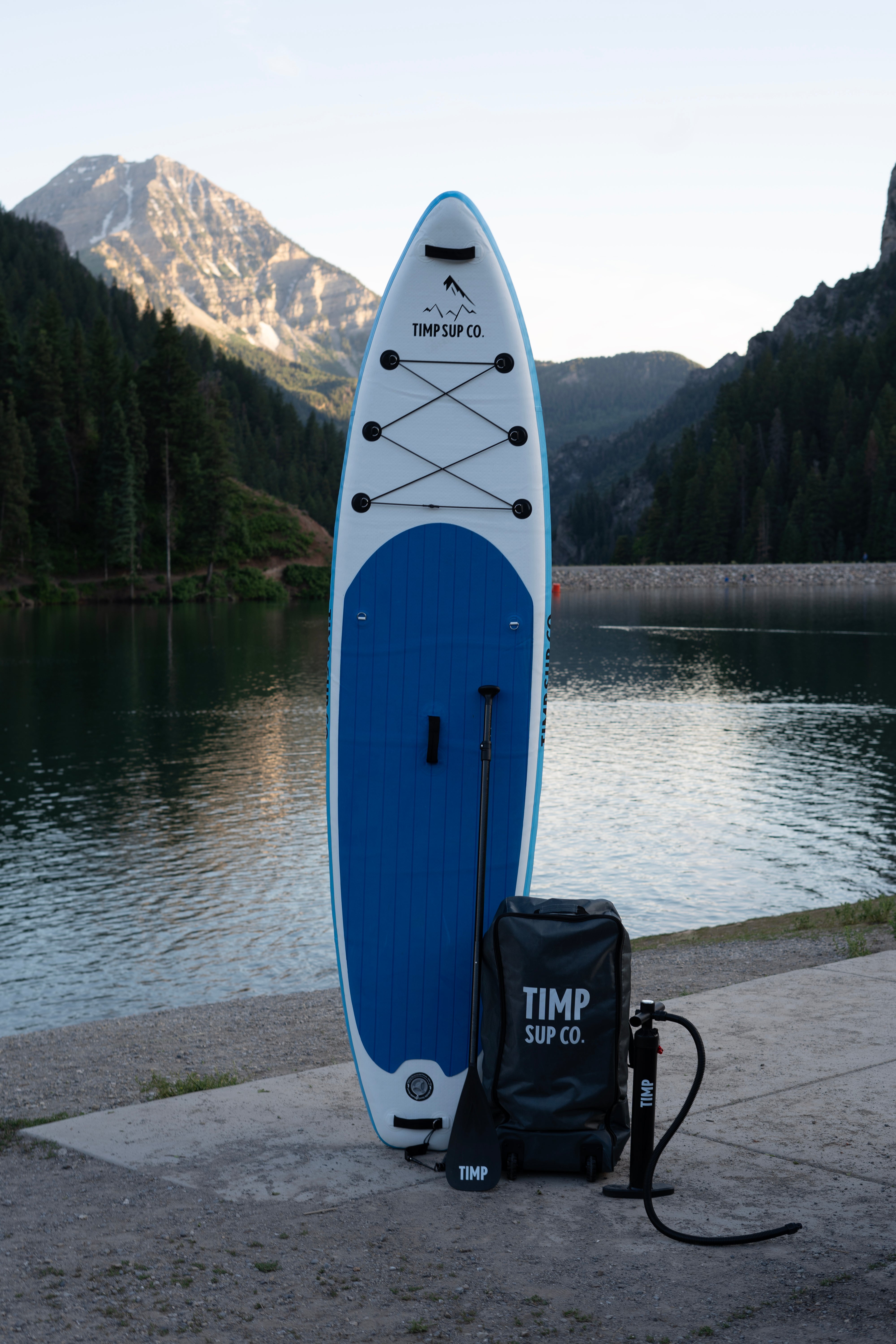 TIMP 11' Inflatable Paddle Board - Glacier Blue - TIMP Sup Co