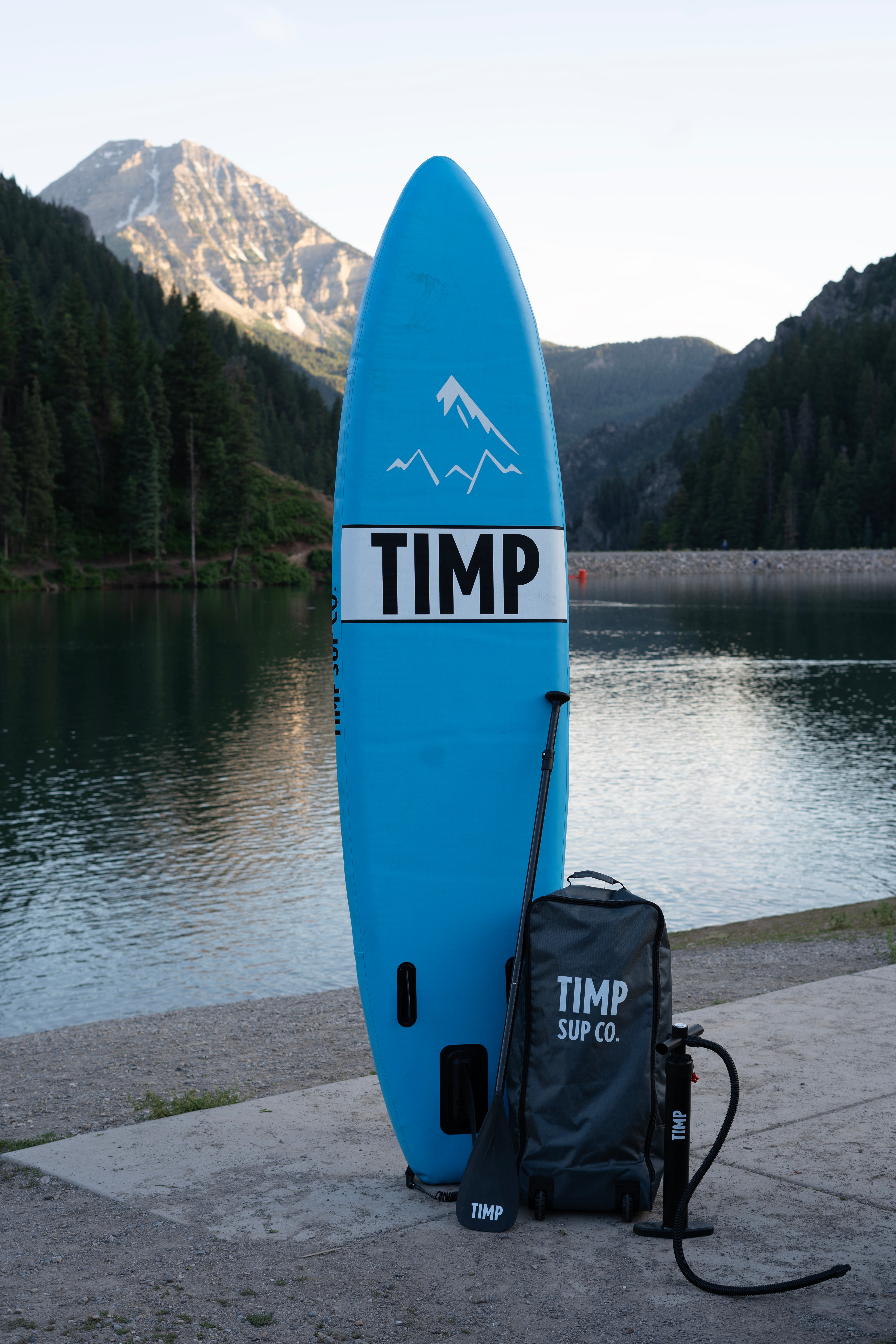 TIMP 11' Inflatable Paddle Board - Glacier Blue - TIMP Sup Co