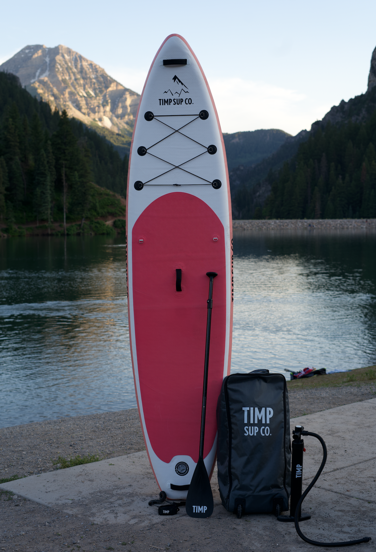 TIMP 11' Inflatable Paddle Board - Sunset Pink